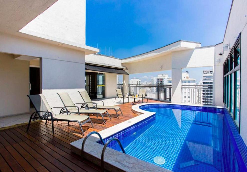 Apartamento/Flat Em Moema! São Paulo Buitenkant foto